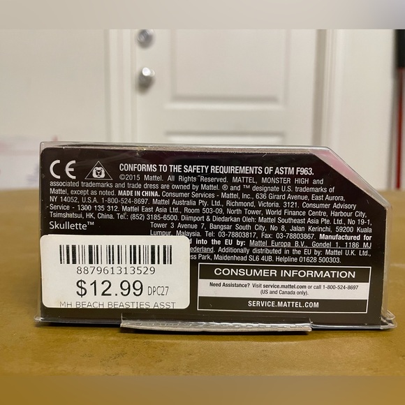 NWT NRFB Monster High Venus McFlytrap Beach Beasties 12” doll. 2015. Rare - Picture 9 of 9